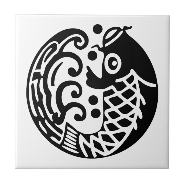 鯉に波 TILE (Front)