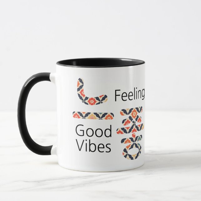 느좋 Feeling Good Vibes Mug (Left)