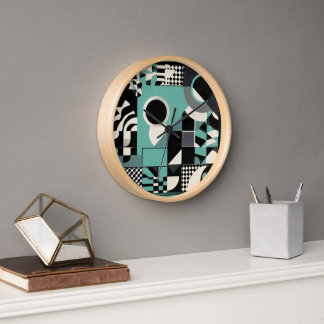 민트패턴시계 CLOCK