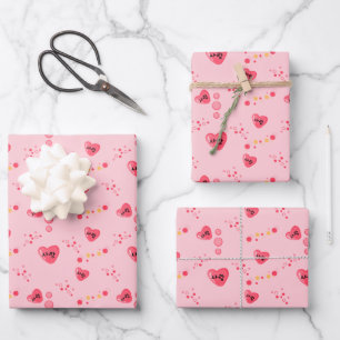 사랑 - LOVE in Korean Wrapping Paper Sheet