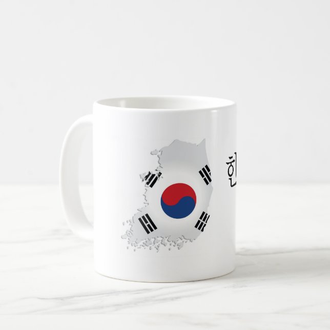 한글 Korean Coffee Mug (Front Left)