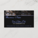 Recherche de yeux bleus cartes visite Salon de beauté
