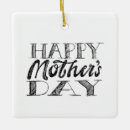 Search for mothers day ornaments Black white