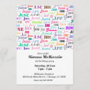 Search for month invitations Rainbow