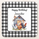 Search for cute rooster coasters Hen