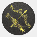 Search for sagittarius stickers Gold