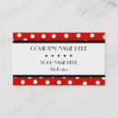 Recherche de point rouge cartes visite Élégant