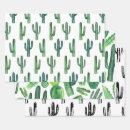 Recherche de motif de cactus papier cadeau Moderne