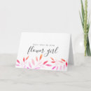 Search for flower girl cards Pink