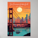 Recherche de san francisco vintage travel posters Illustration