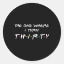 Search for decades stickers Milestone birthday