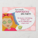 Search for kids spa party invitations Glamour