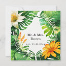 Search for rainforest wedding invitations Tropical