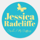 Search for yellow and aqua stickers For kids