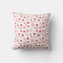 Recherche de symbole canadien coussins Rouge