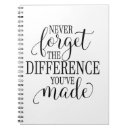 Search for different notebooks Inspirational quote
