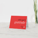Search for red and black thank you cards Gratitude
