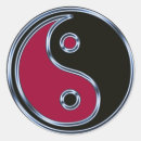 Recherche de symbole yang autocollants Yin et yang