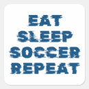 Search for eat sleep soccer stickers Athlete