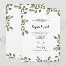 Search for greenery engagement party invitations Rustic