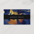 Search for metallic blue business cards Artistic