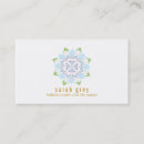 Recherche de fleur de lotus bleu cartes visite Santé holistique