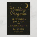 Search for celestial wedding programs Elegant
