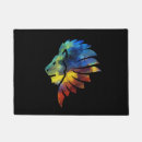 Search for lion doormats Watercolor