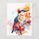 Recherche de oiseau australien cartes postales Kookaburra