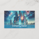 Search for sci fi business cards Futuristic
