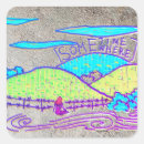 Recherche de colline verte autocollants Collines