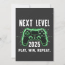 Search for video game thank you cards Level up