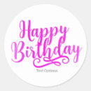 Search for fun birthday stickers Elegant