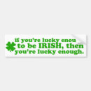 Search for paddy bumper stickers Lucky