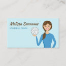 Search for volleyball business cards Trainer