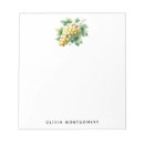 Search for grapes notepads Elegant