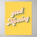 Search for good morning posters Retro