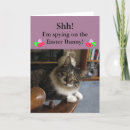 Search for bunny cat easter cards Funny