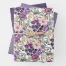 Search for purple floral wrapping paper Elegant