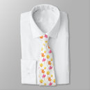 Search for floral illustration ties Yellow