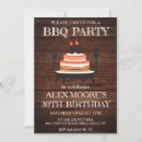 Search for bbq 30th birthday invitations Rustic