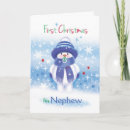Search for cute nephew christmas cards Snowman