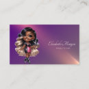 Search for african american business cards Hairdresser