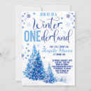 Search for winter one derland invitations Party