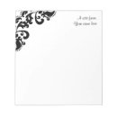 Search for pretty notepads Black and white