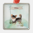 Search for long haired chihuahua ornaments Dog