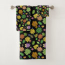 Search for fall color bath towels Flowers