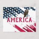 Search for flag postcards invitations America