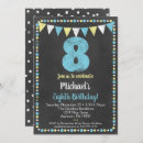 Search for 8 year old boy birthday cards invites Eight