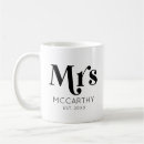 Search for mrs est mugs Black and white